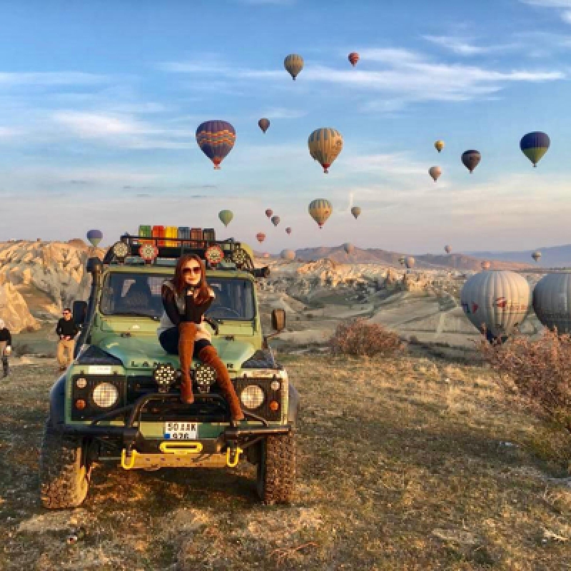Daily Cappadocia Sunrise or Sunset Two Hours Jeep Safari (Including Transfer)