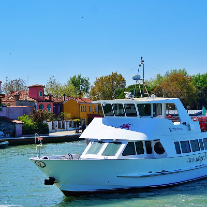 Venice: Murano and Burano Boat Tour with Glass Factory Visit - morning tour from San Marco