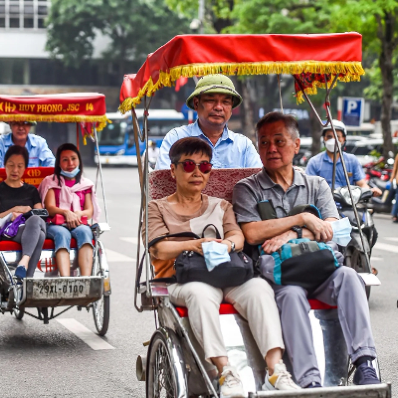 Hanoi Full-Day Small Group Tour Cyclo Ride Puppet Show Historic Sites