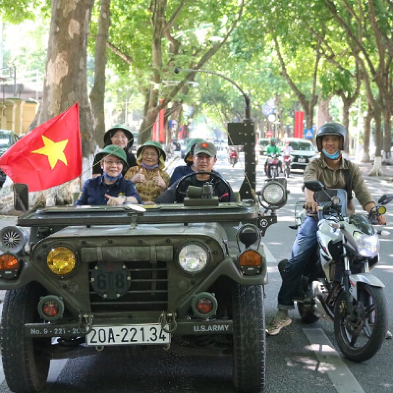 Hanoi Hidden Gems Vintage Jeep Exploration of Food Culture ( Morning Tour) 