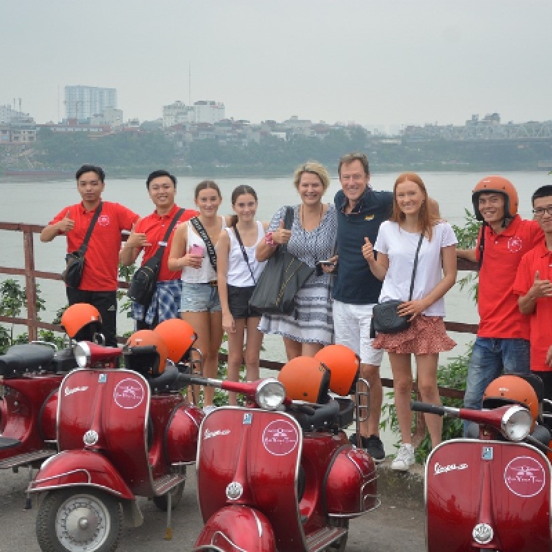 Hanoi Vespa Tour Culture Sights and Culinary Delights Exploration (Morming Tour)