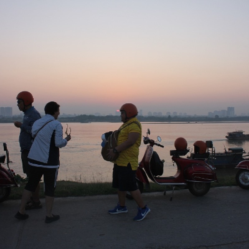 Hanoi Vespa Tour Culture Sights and Culinary Delights Exploration (Sunset & Night Tour)