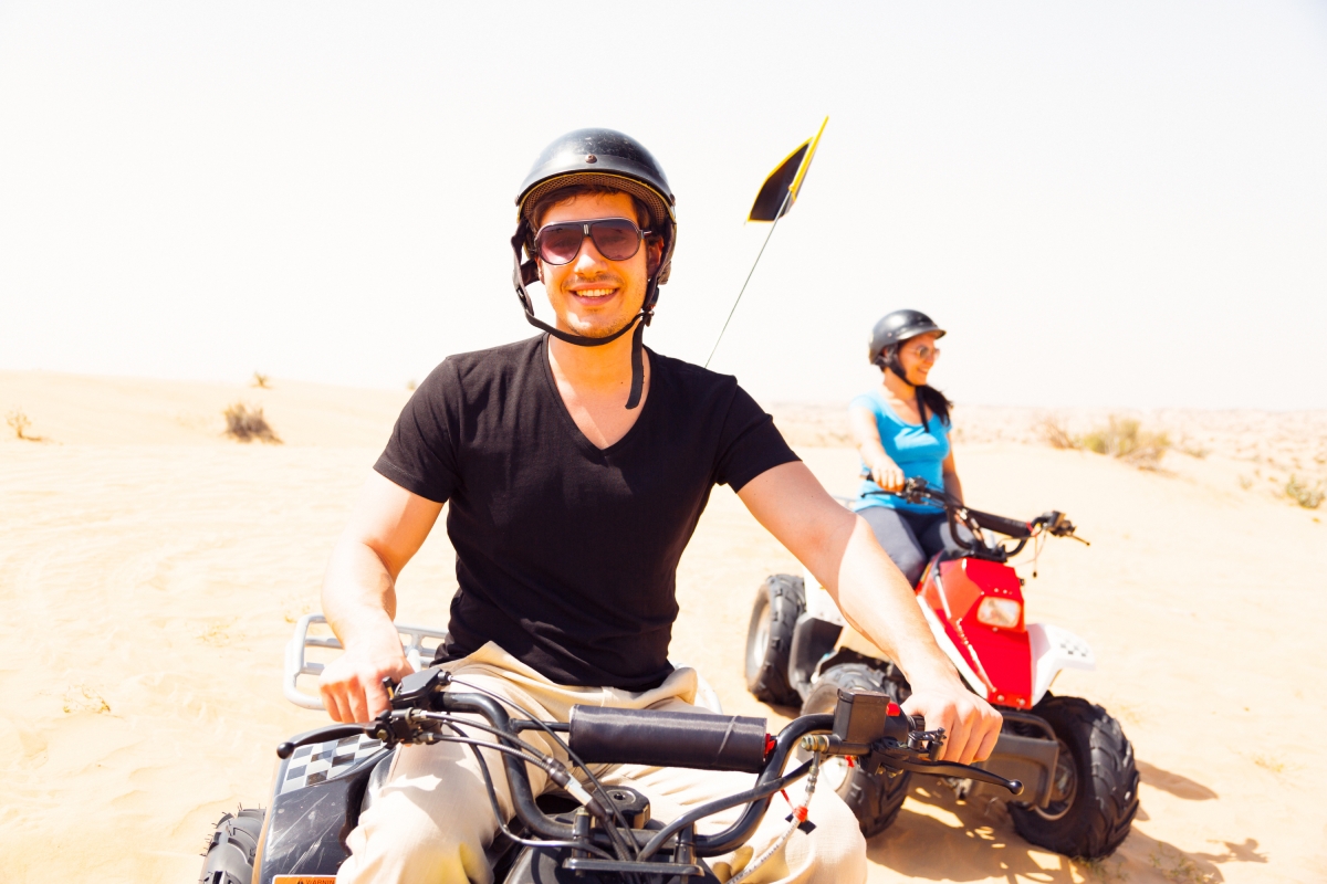 Dubai 30 Mins Single Self Drive Quad Bike, Desert Safari & Entertainment with BBQ Dinner