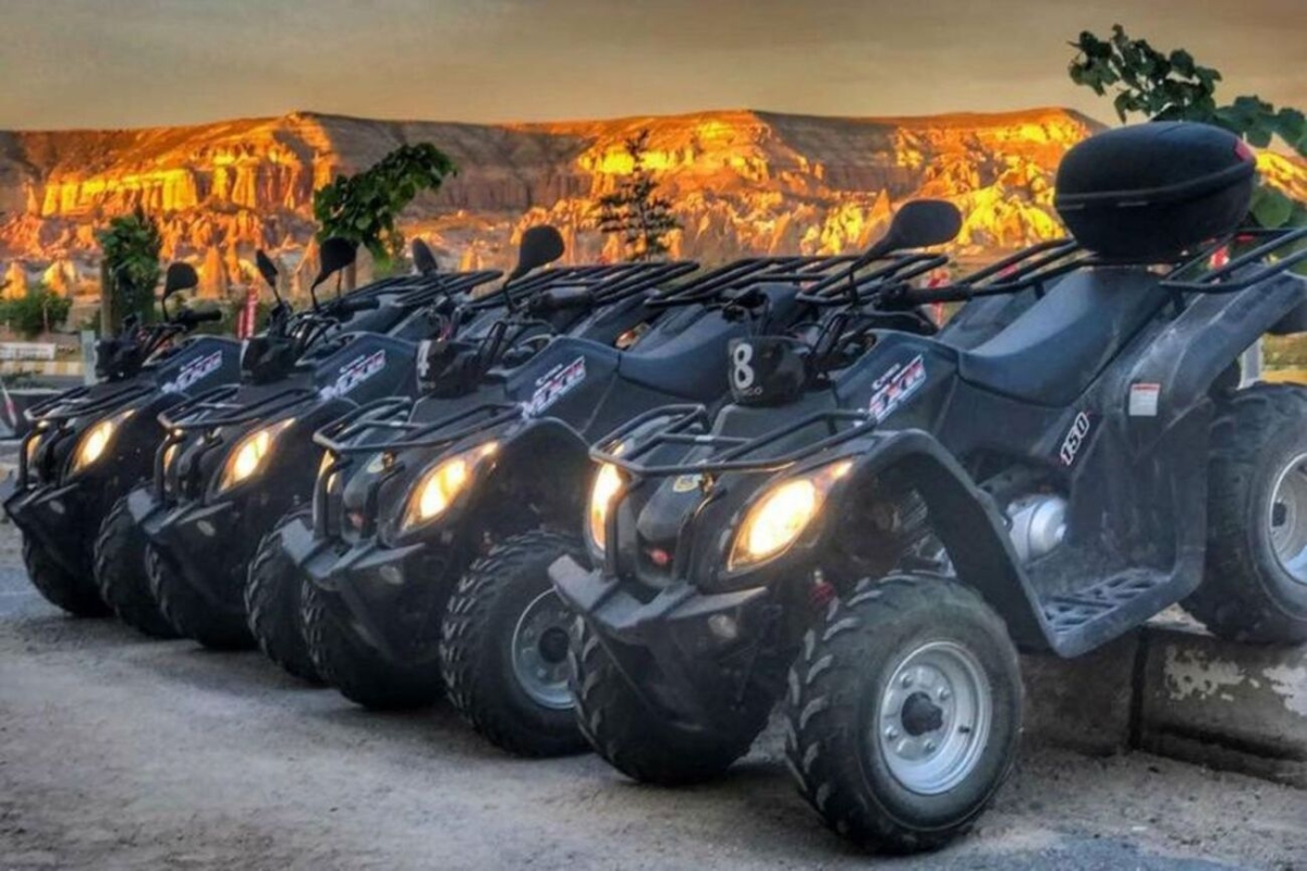 Cappadocia Sunrise/Sunset  Or Day Option ATV Quad Ride Including Hotel Transportation