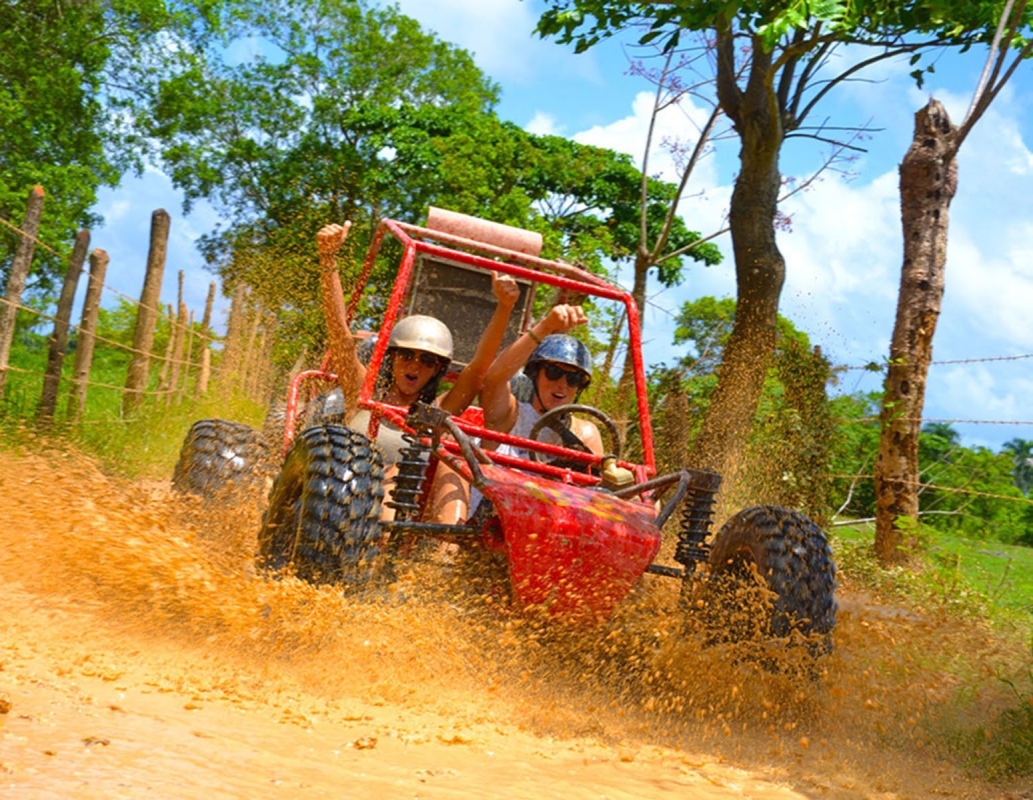 Recorrido Extremo en Buggy en Punta Cana, Cenote, Playa Macao