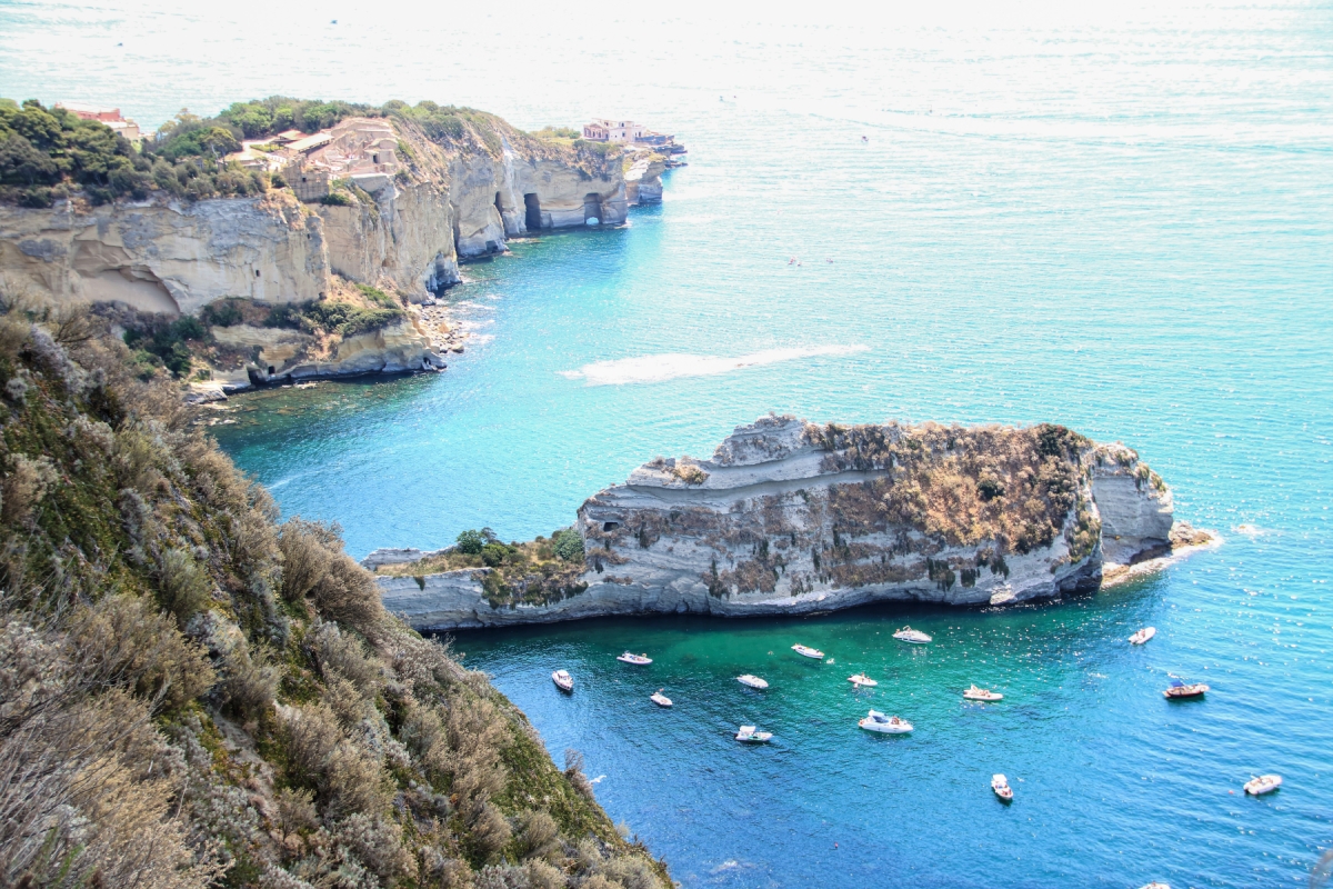 Boat tour of the Gulf of Naples with a sunset aperitif - shared tour