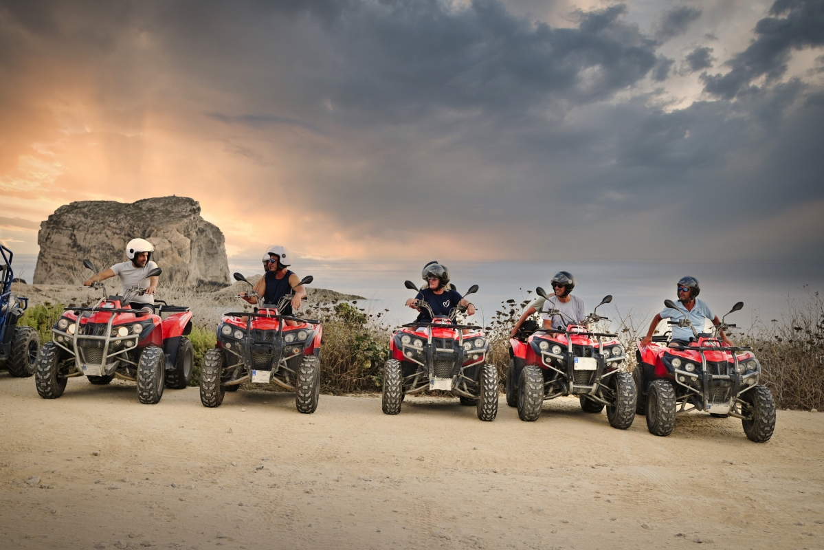 Gozo Sunset Quad Tour & Comino Visit