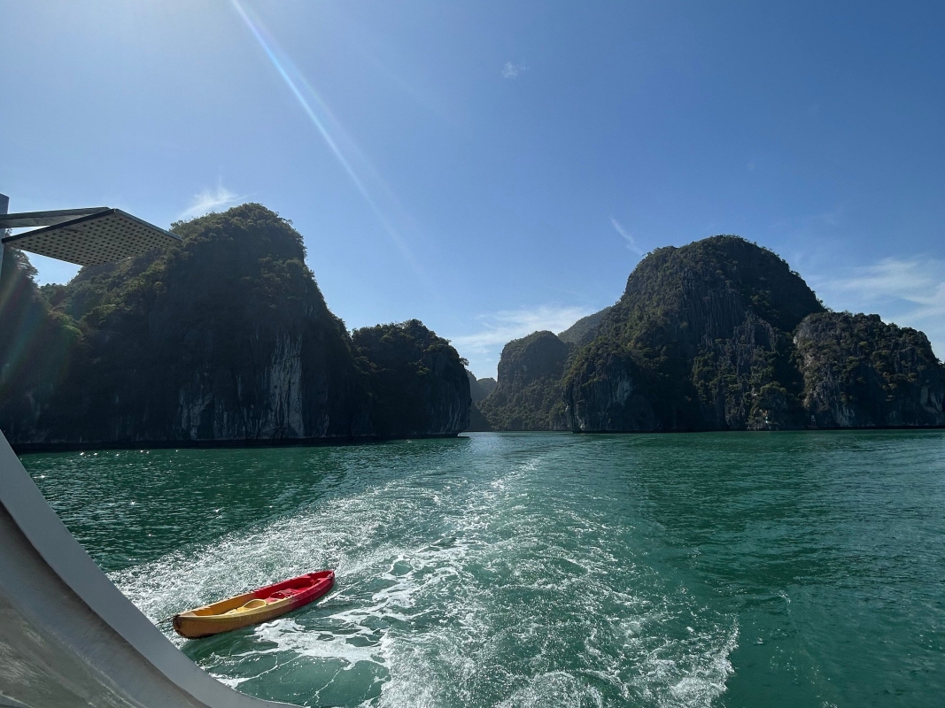 The Catba Catamaran – 6-Hour Lan Ha Bay Adventure from Cat Ba Island By Sanna Tour