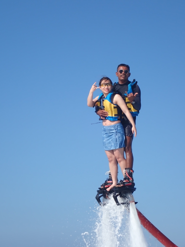 Marine Activities Fly Board and Tubing Ride in Nusa Dua Area with Hotel Pickup