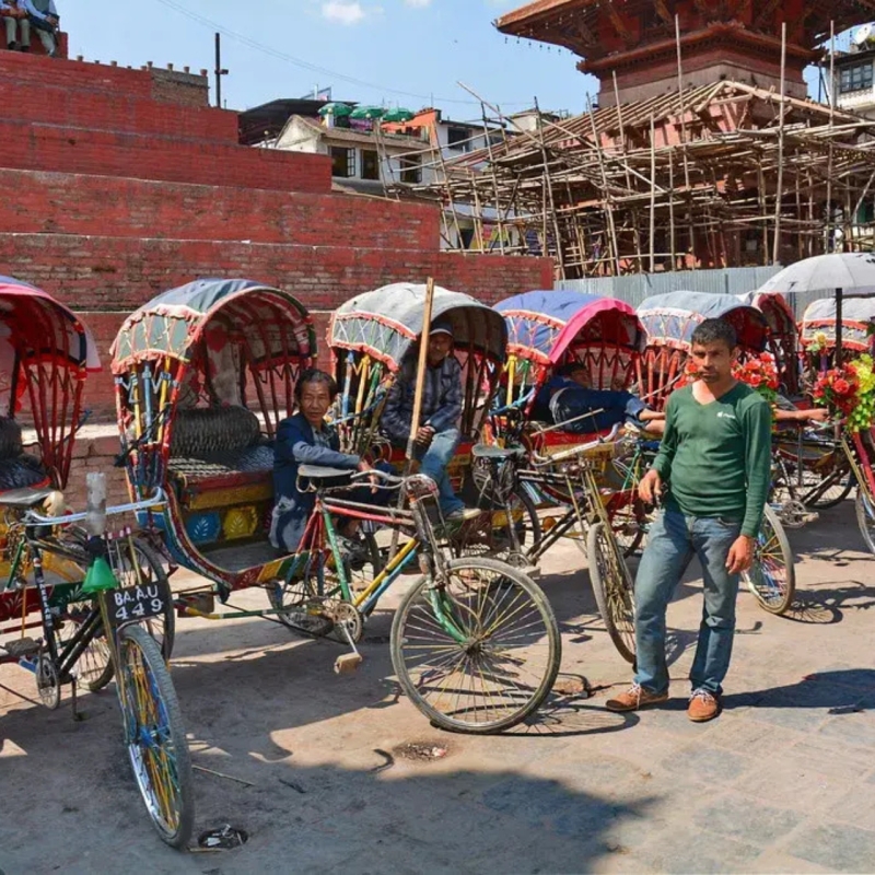 Exploring Kathmandu By Rickshaw