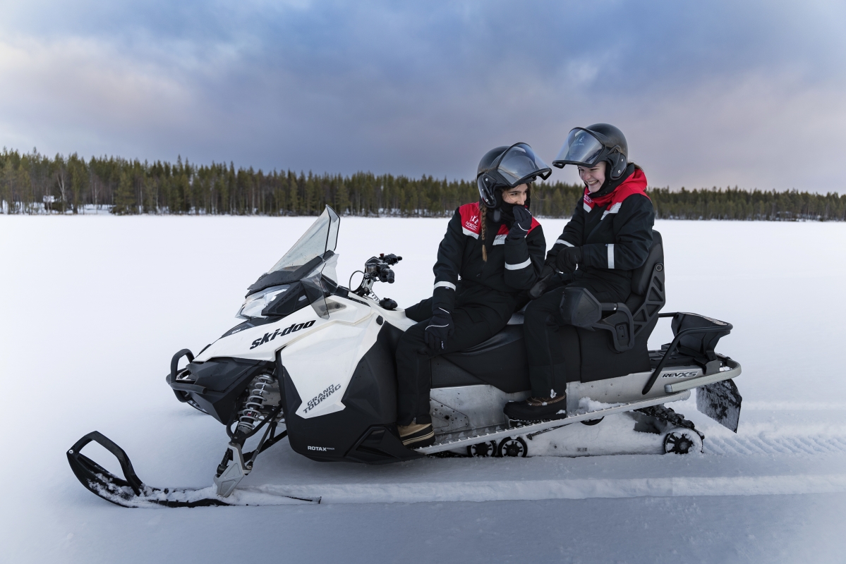 Snowmobile and Ice Fishing Experience