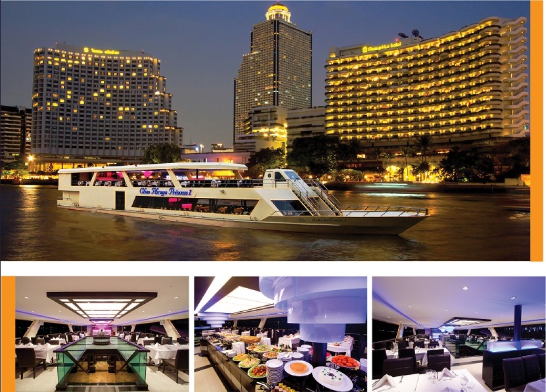 DINNER CRUISE-INTERNATIONAL BUFFET (ICONSIAM Pier & ASIATIQUE Pier 19.30 – 21.30)