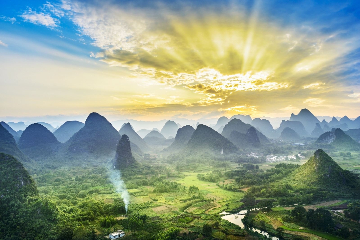 Guilin Cultural Night Tour: Yulong River, Guilin Everlasting Love Park, Third Sister Liu Evening Show