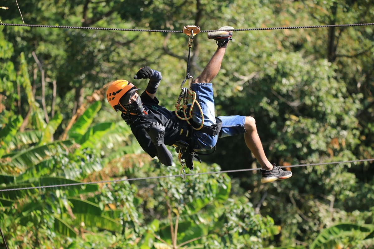 Adventure Trip- Zipline 18 Plat Forms + ATV 1hour + Paintball Activity