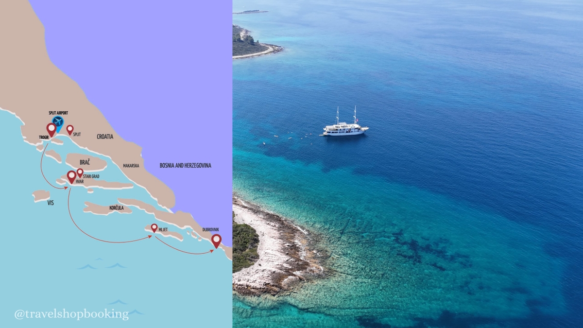 4 Days Sail Blue Cruise Croatia Split to Dubrovnik