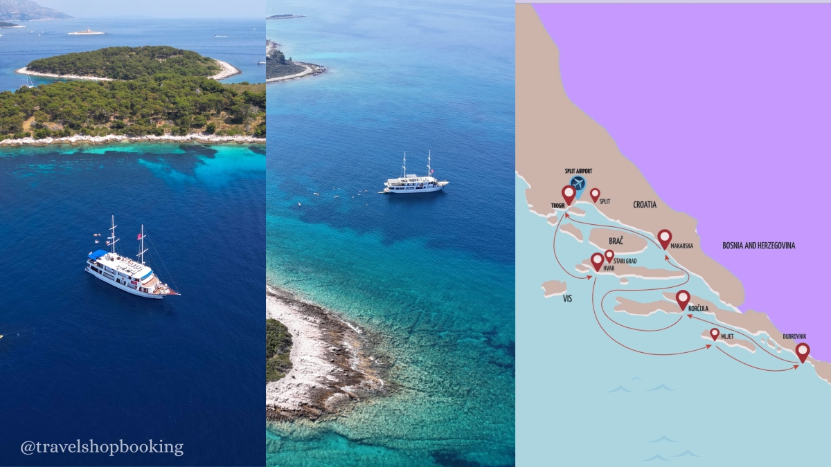 Sail Croatia Split Blue Cruise Tour 8 Days