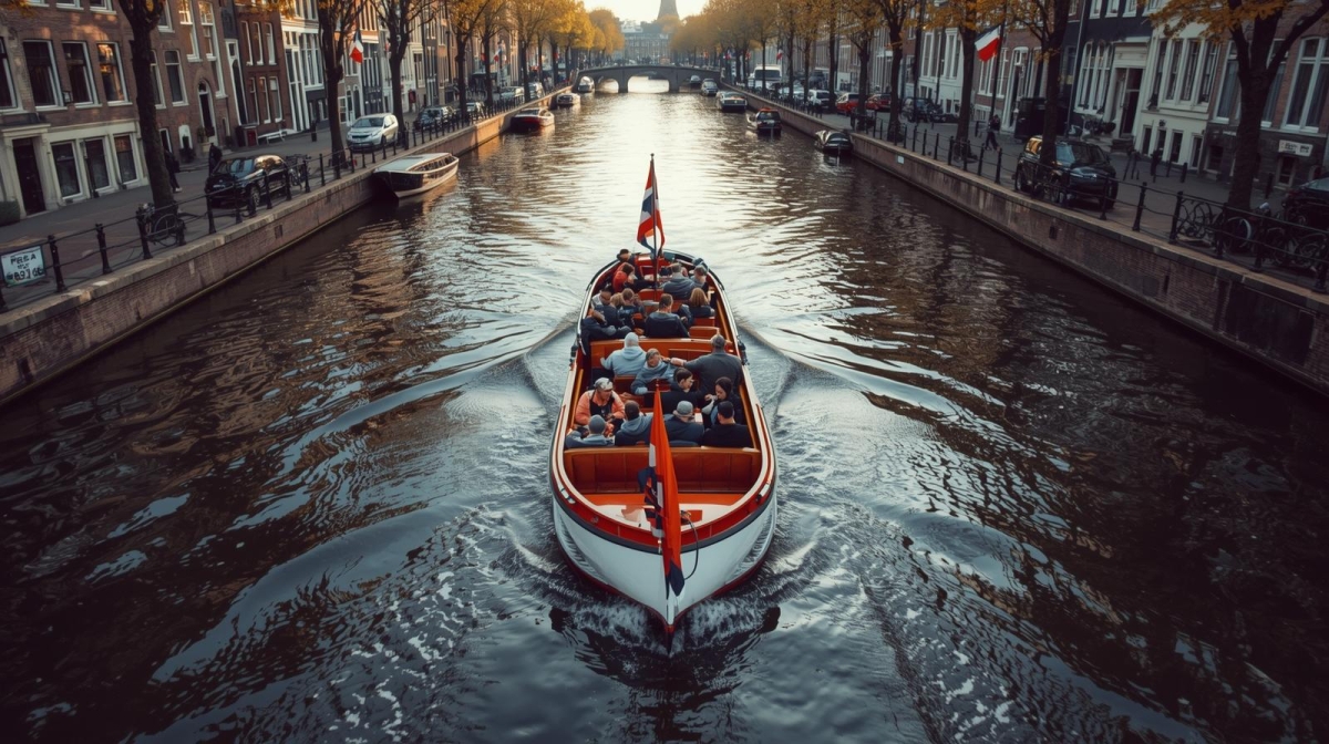 Hop-on Hop-off Boat Amsterdam
