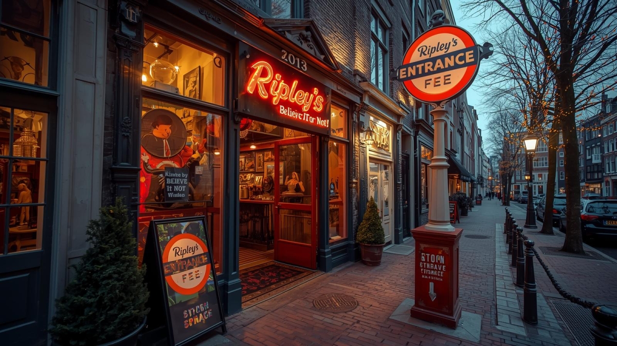 Amsterdam Ripley's Believe It or Not! : Entrance fee