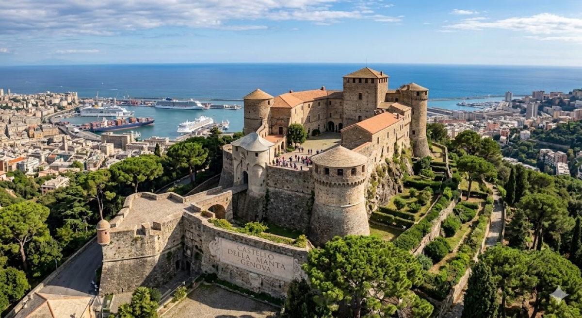 Manta Castle in Genoa