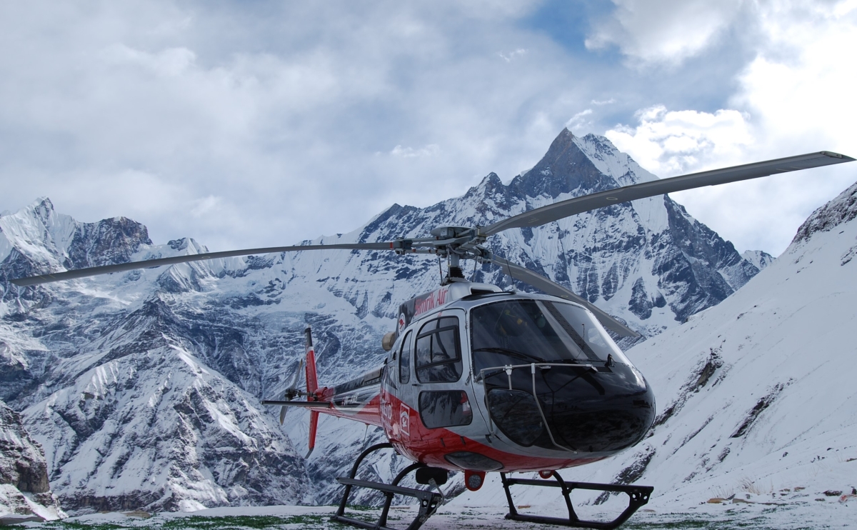 Annapurna Base Camp with Helicopter tour