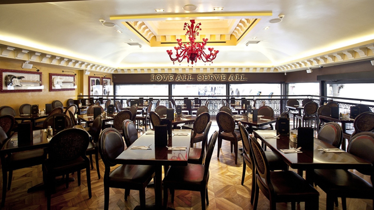 Menu at the Hard Rock Cafe in Venice