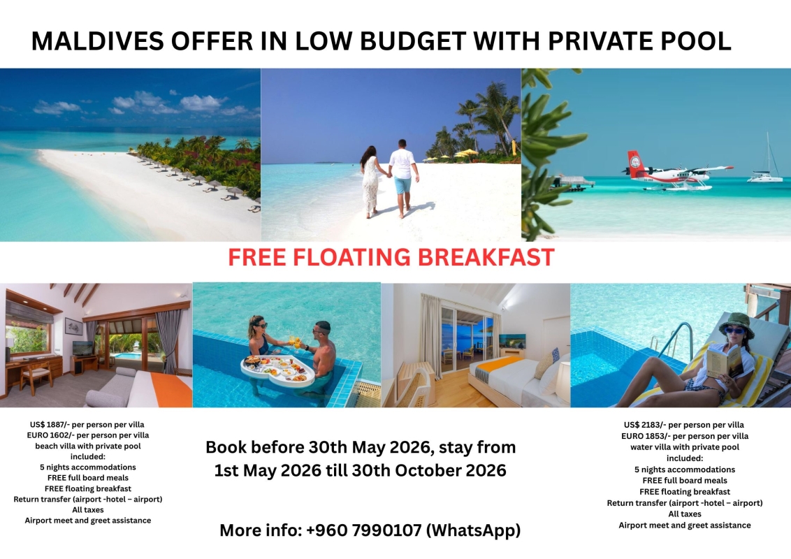 Maldives Honeymoon Holiday Tours