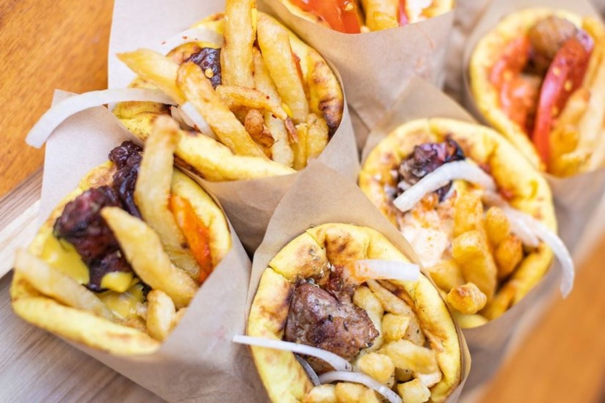 Souvlaki Class at  our Mykonian Farm