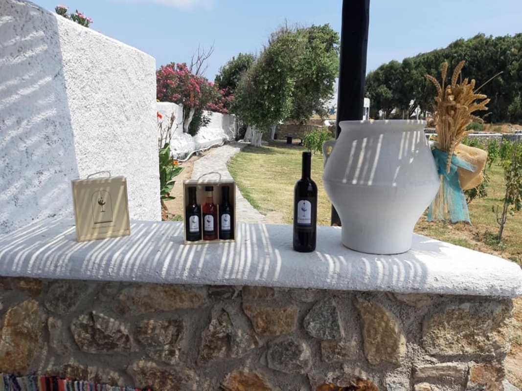 Wine Tasting in our Mykonian Farm