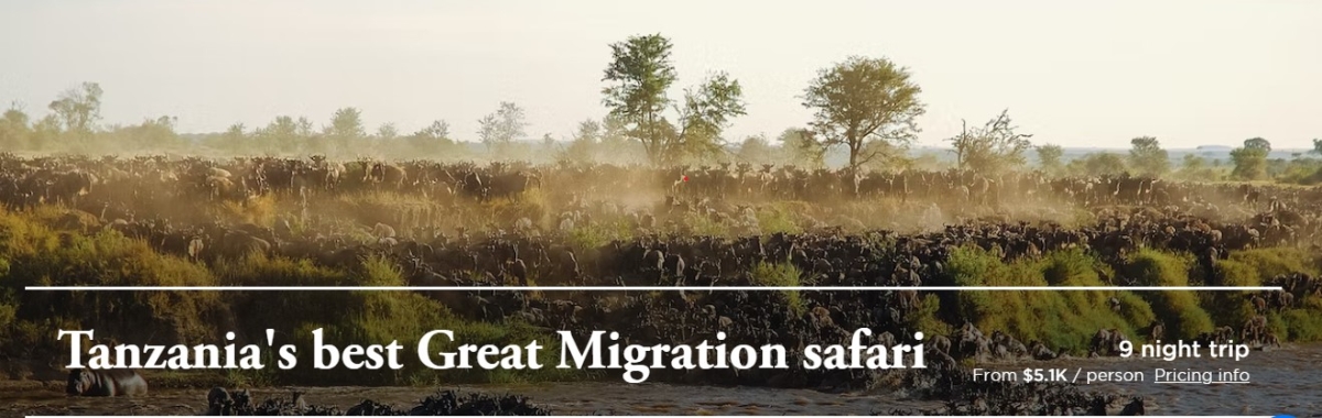 7 Days Great Wildebeest Migration Safari