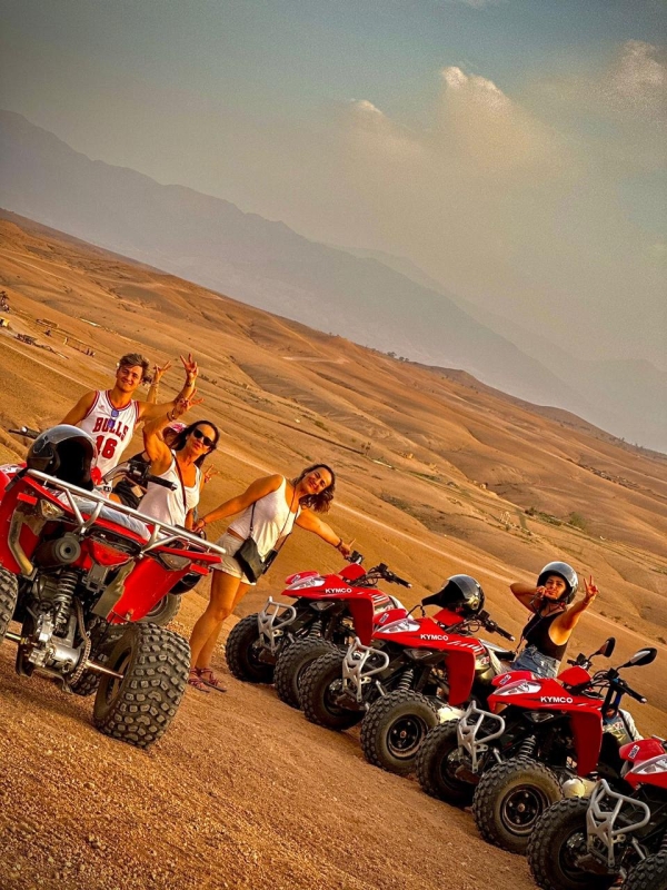 Paragliding + Quad Biking (2 Hours) + Camel Riding + Dinner Show Adventure in Agafay Desert