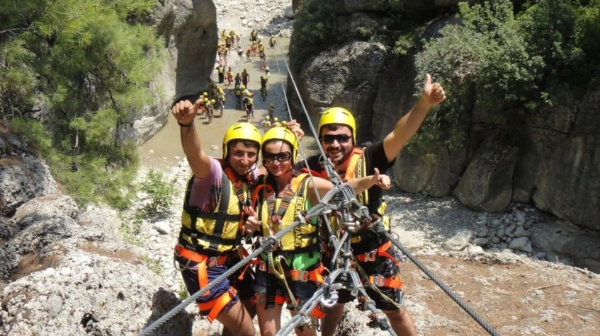 Antalya Rafting Canyonıng And Zipline Tour