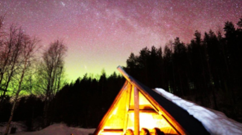 Hunting Northern Lights with Lappish Barbecue