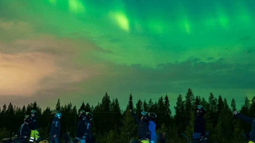 Quad Bike Adventure With Northern Lights in Lapland