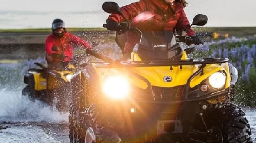 Explore the Arctic Circle On a Winter Quad Bike Ride